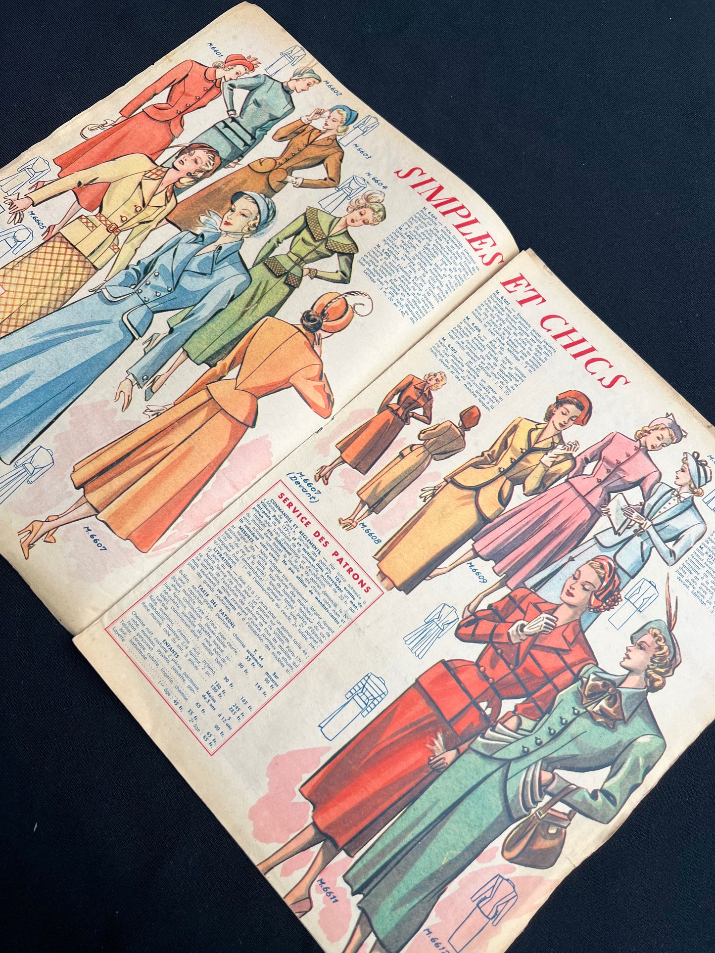 Winter wedding in 14th January 1949 French Fashion Paper Modes de Paris