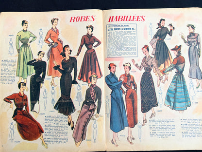 Winter wedding in 14th January 1949 French Fashion Paper Modes de Paris