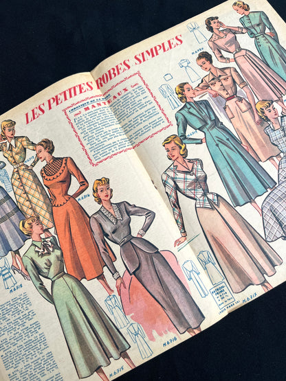 Winter Fashions in 28th January 1949 French Fashion Paper Modes de Paris