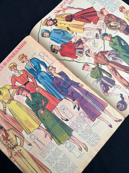 Winter Sports Wear in 6th January 1950 French Fashion Paper Modes de Paris