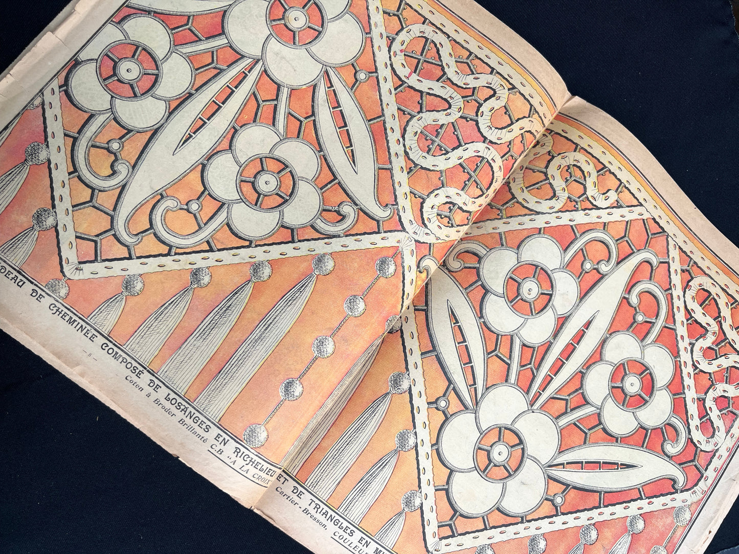 15th January 1933 French Handicrafts Paper Mon Ouvrage Wonderful Needlework, Interiors, Adverts