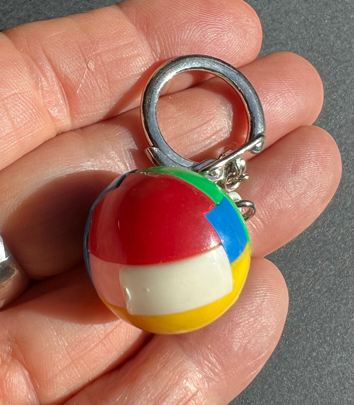 Vintage Puzzle Ball Keyring