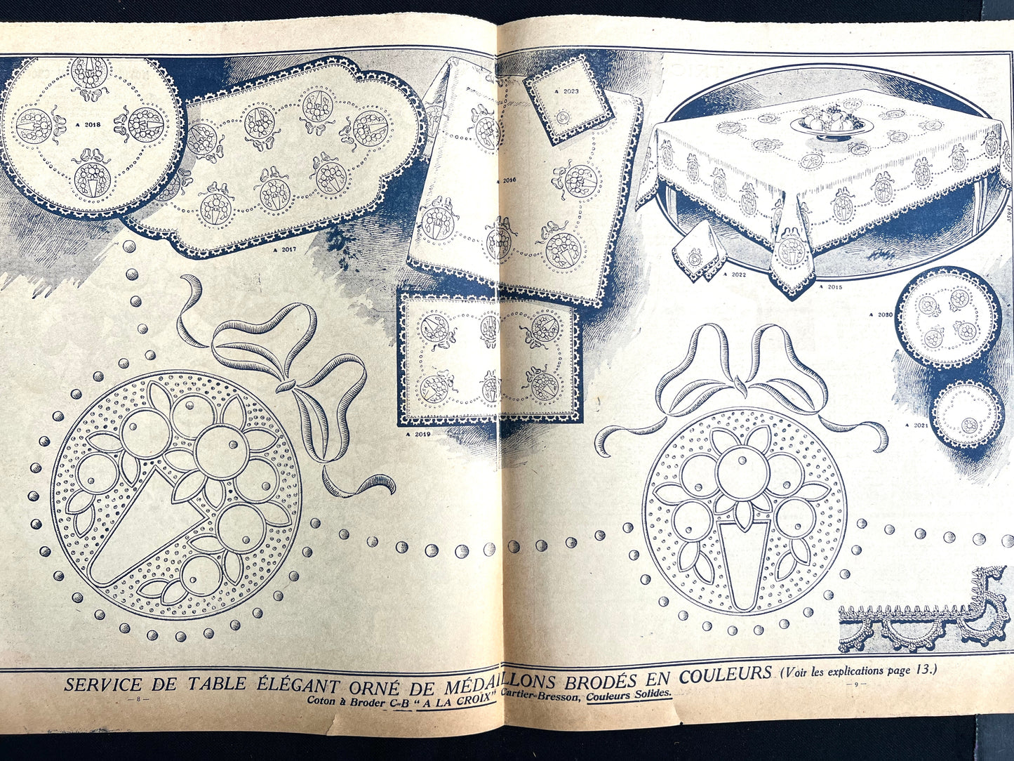 Homemaking and Crafts in 1st January 1931 French Handicrafts Paper Mon Ouvrage