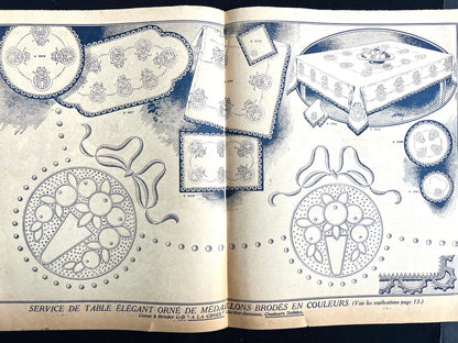 Homemaking and Crafts in 1st January 1931 French Handicrafts Paper Mon Ouvrage