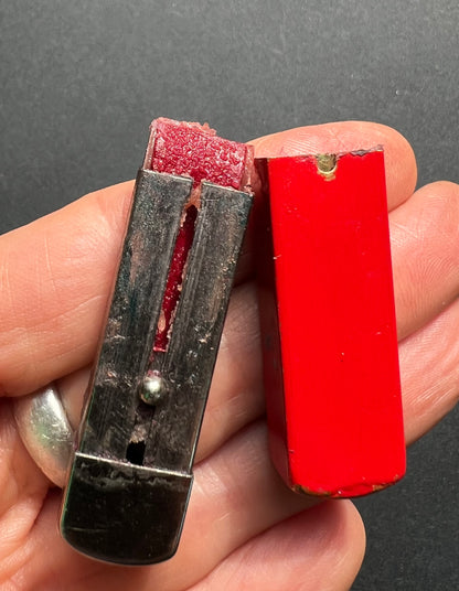 1920s Lipstick or Rouge Container - with Contents !