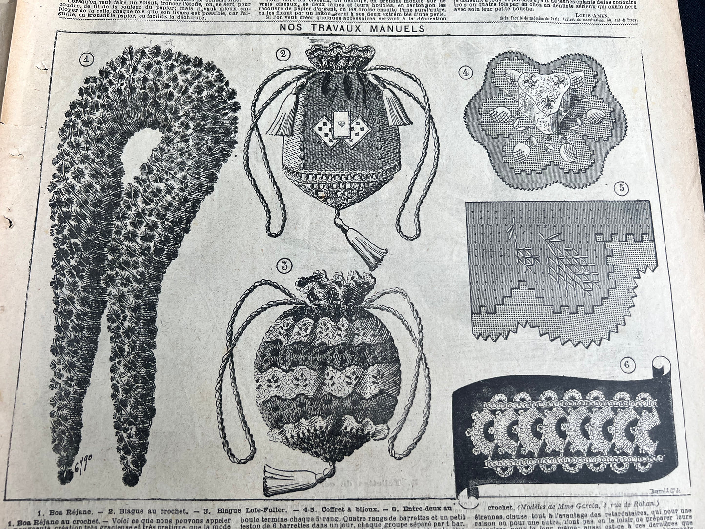 Corset Pattern + Wedding Dress in 20th January 1901  French Le Petit Echo de la Mode
