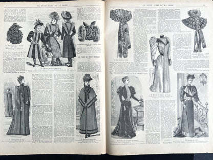 Fascinating Accessories in 8th January 1893  French Women's Paper Le Petit Echo de la Mode