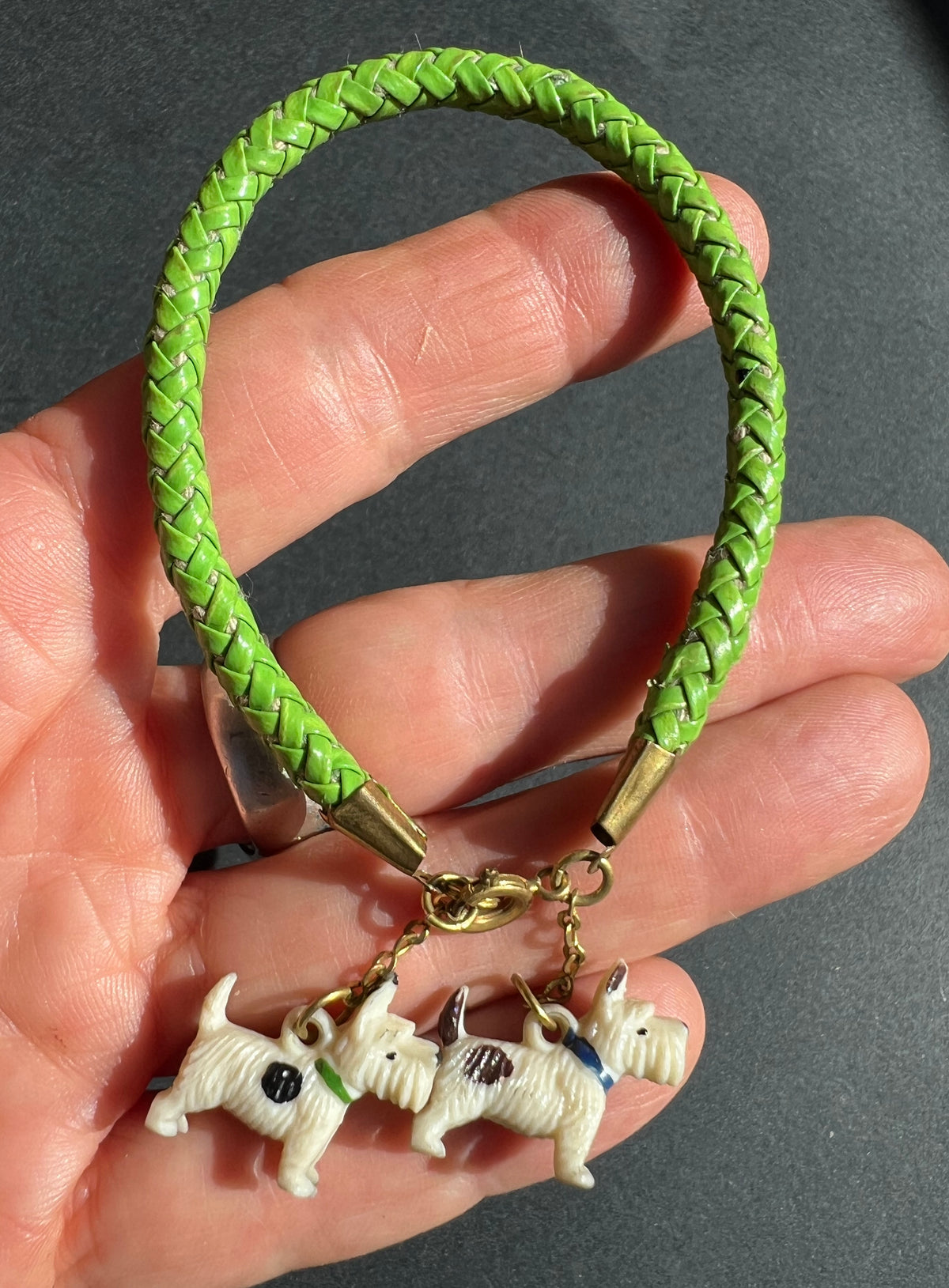 Gorgeous Vintage Scottie Dog Bracelet