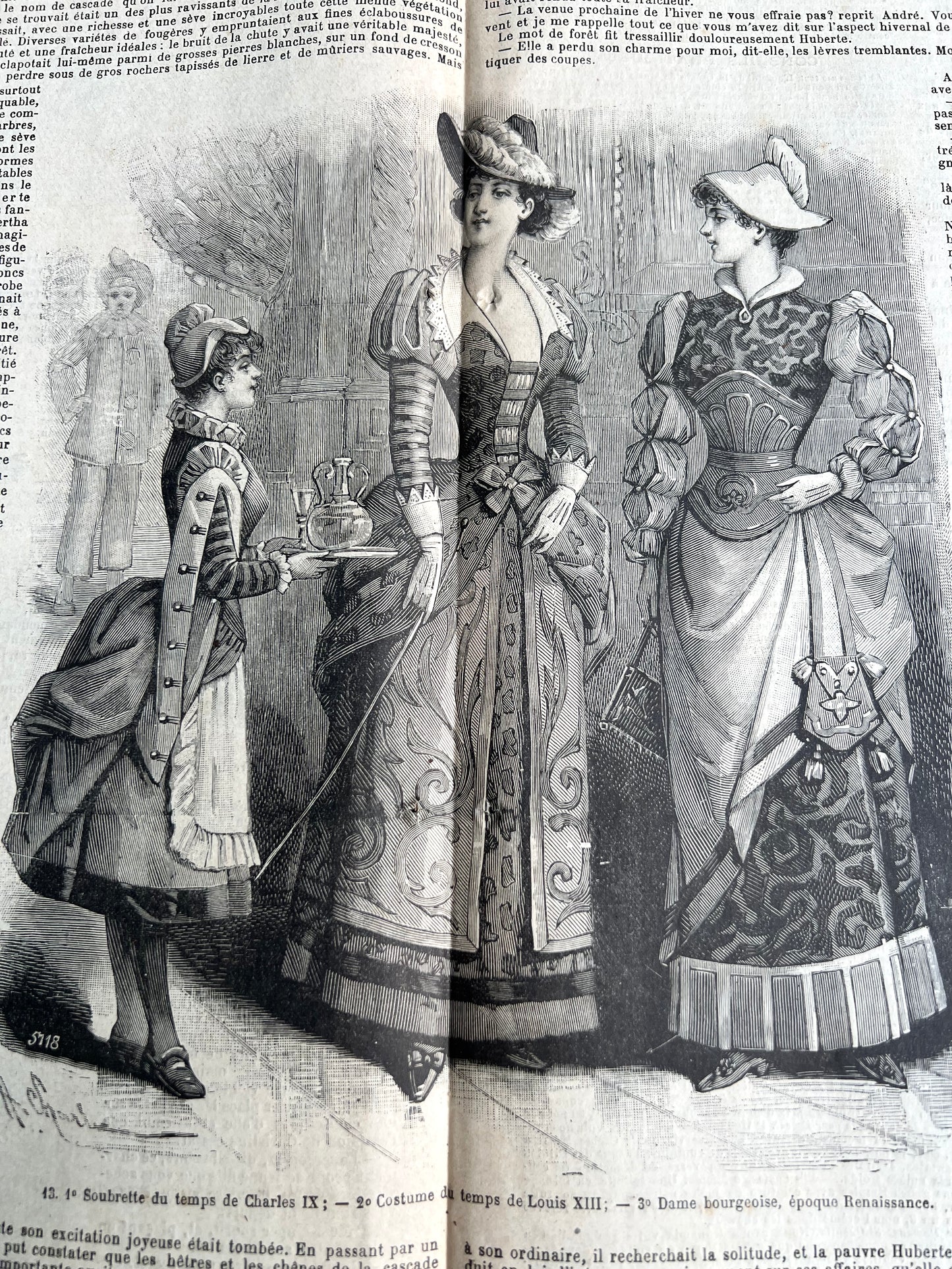 Fashion and Handicrafts 137 years ago in 27th January 1889  French Women's Paper Le Petit Echo de la Mode