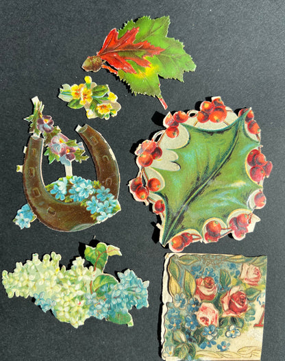 Job Lot of Victorian Scraps and Cut Outs