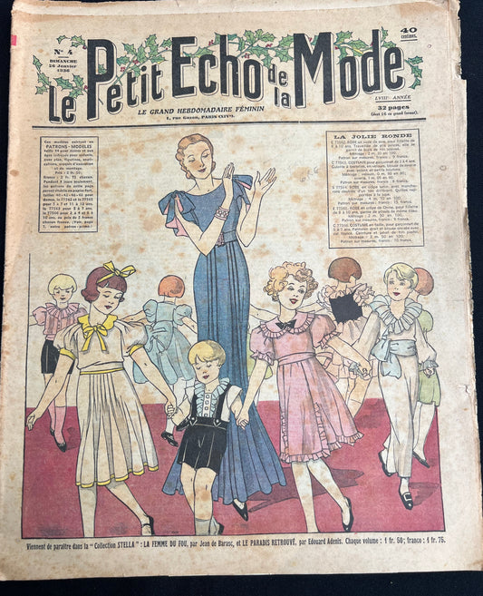 Fancy Dress Clothes in 26th January 1936 French Le Petit Echo de la Mode