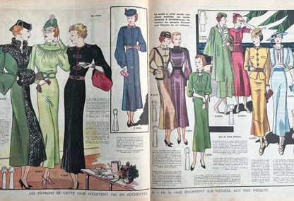 Fancy Dress Clothes in 26th January 1936 French Le Petit Echo de la Mode