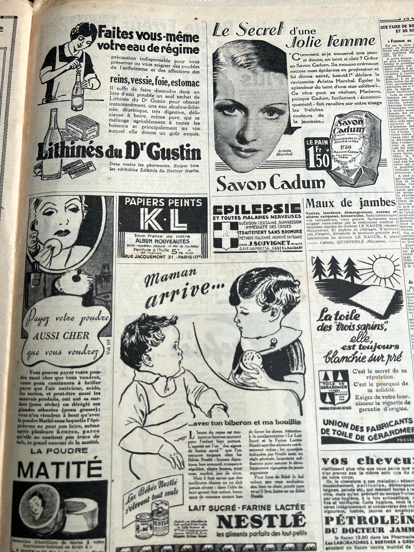 Fancy Dress Clothes in 26th January 1936 French Le Petit Echo de la Mode