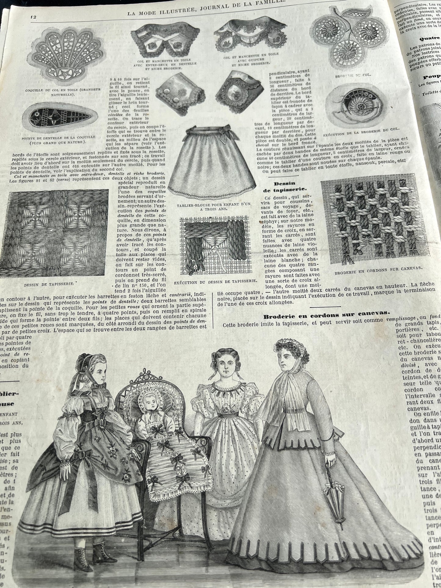 159 Years Old 13th January 1867 French Women's Paper La Mode Illustree