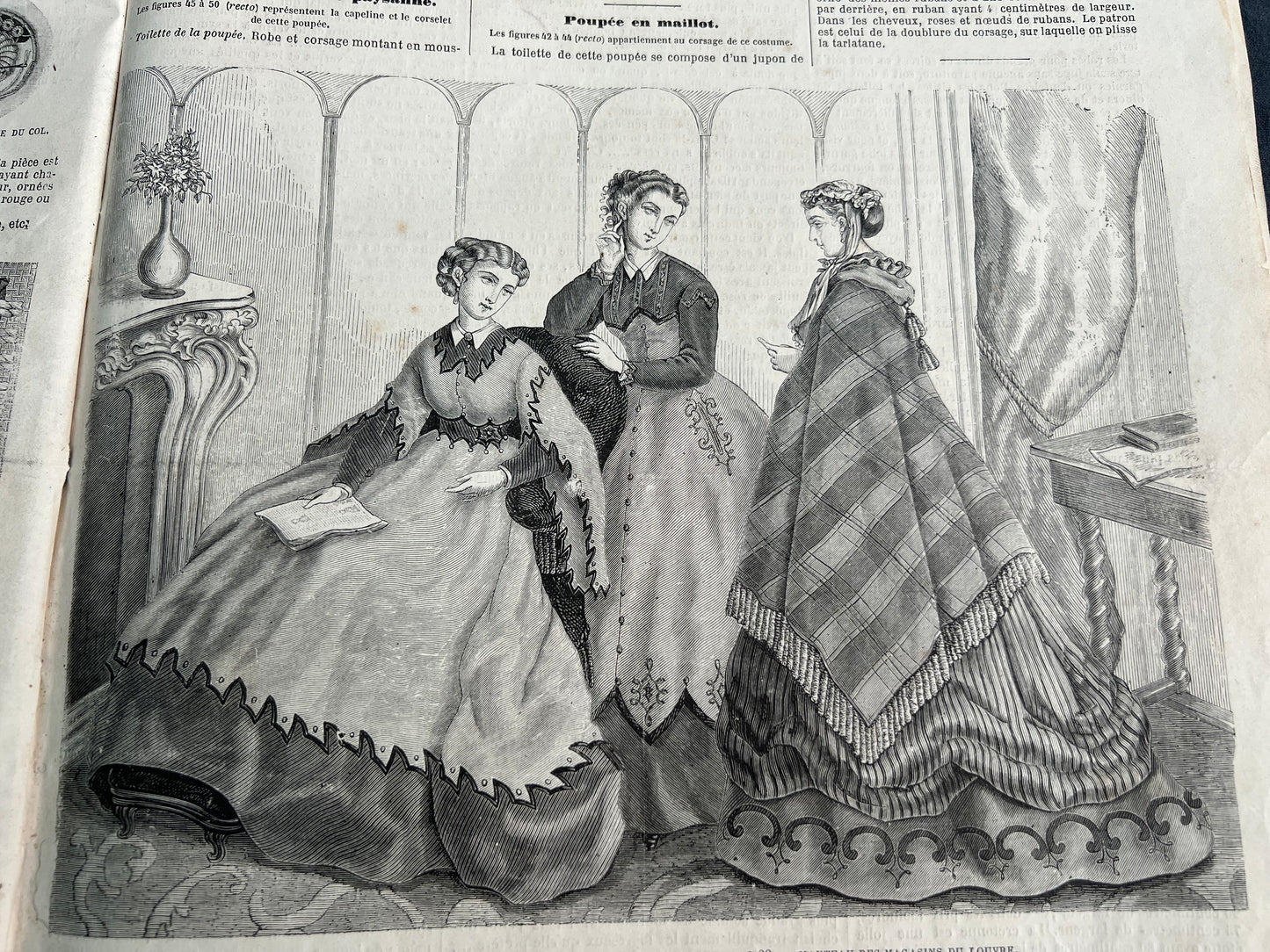 159 Years Old 13th January 1867 French Women's Paper La Mode Illustree