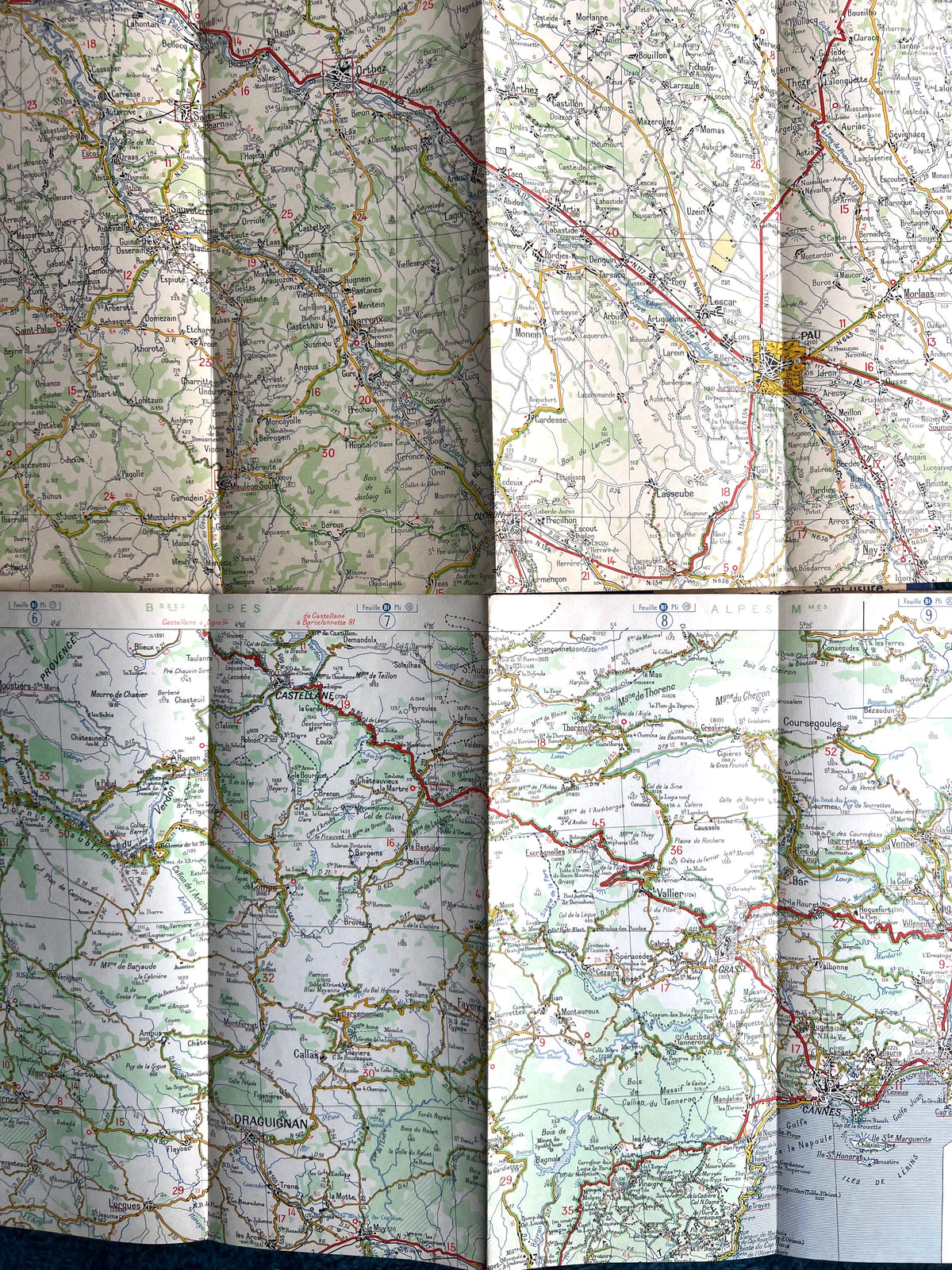 5 Lovely French 1940s Michelin Maps of Southern France