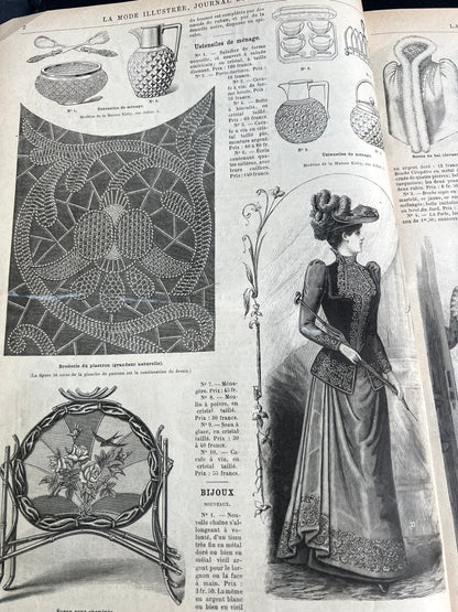 The Seasons Most Exciting Accessories in 4th January 1891 French Women's Paper La Mode Illustree
