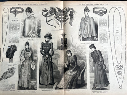 The Seasons Most Exciting Accessories in 4th January 1891 French Women's Paper La Mode Illustree