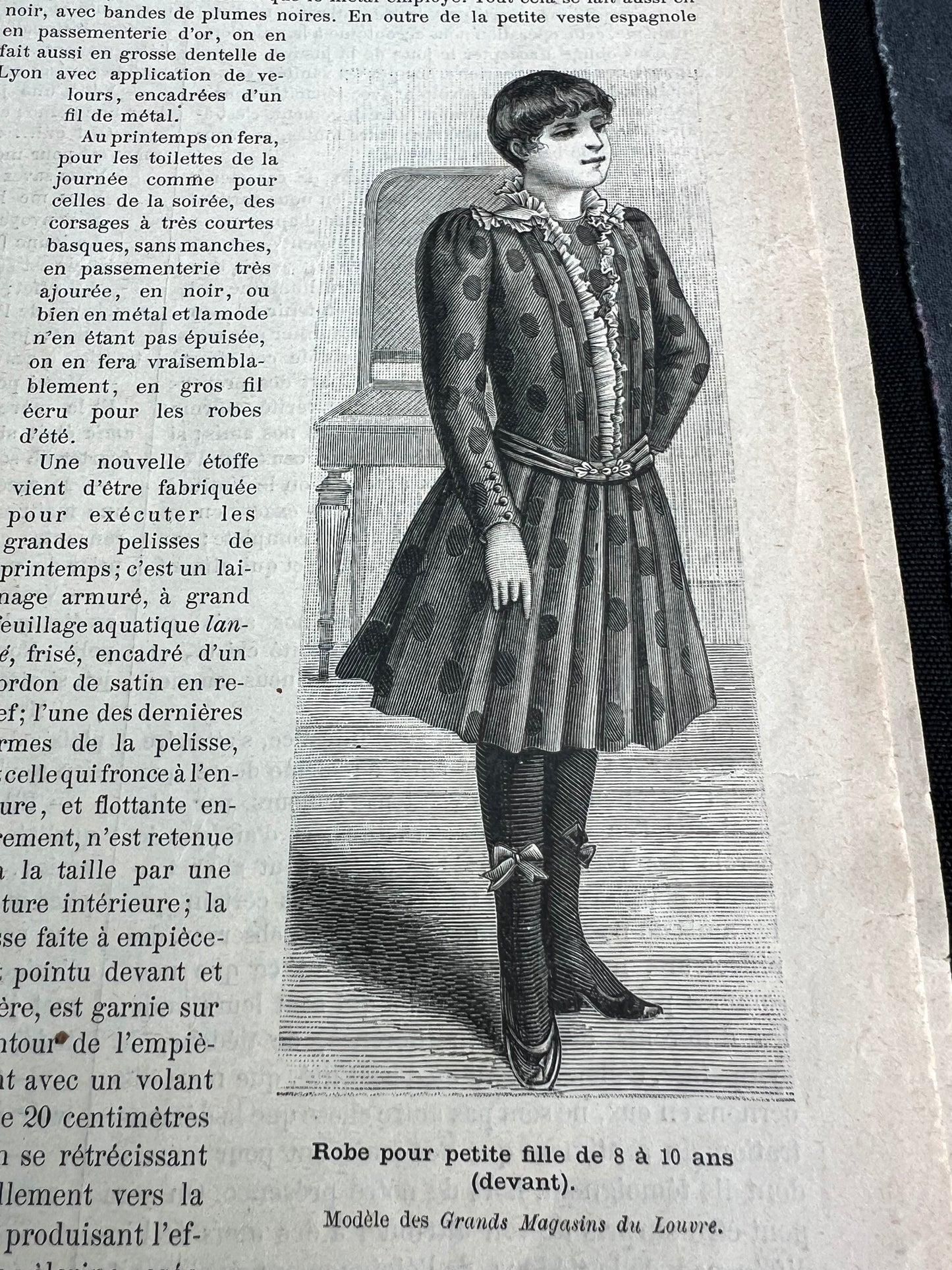 Stunningly Complicated Outfits in 18th January 1891 French Women's Paper La Mode Illustree