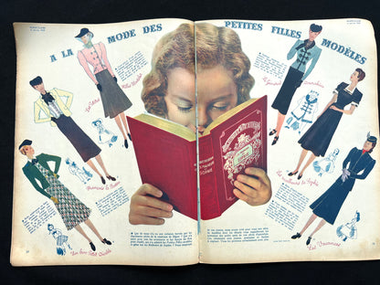 Welcoming 1939 With Confidence in 6th January 1939 French MARIE CLAIRE