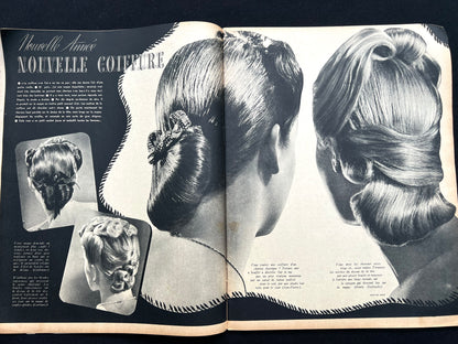 Welcoming 1939 With Confidence in 6th January 1939 French MARIE CLAIRE