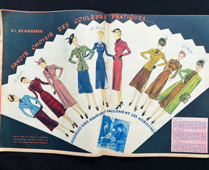 Ice Skater Sonja Heine in 13th January 1939 French MARIE CLAIRE