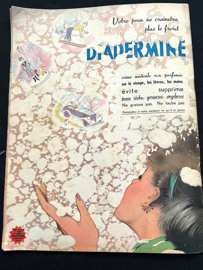 Ice Skater Sonja Heine in 13th January 1939 French MARIE CLAIRE