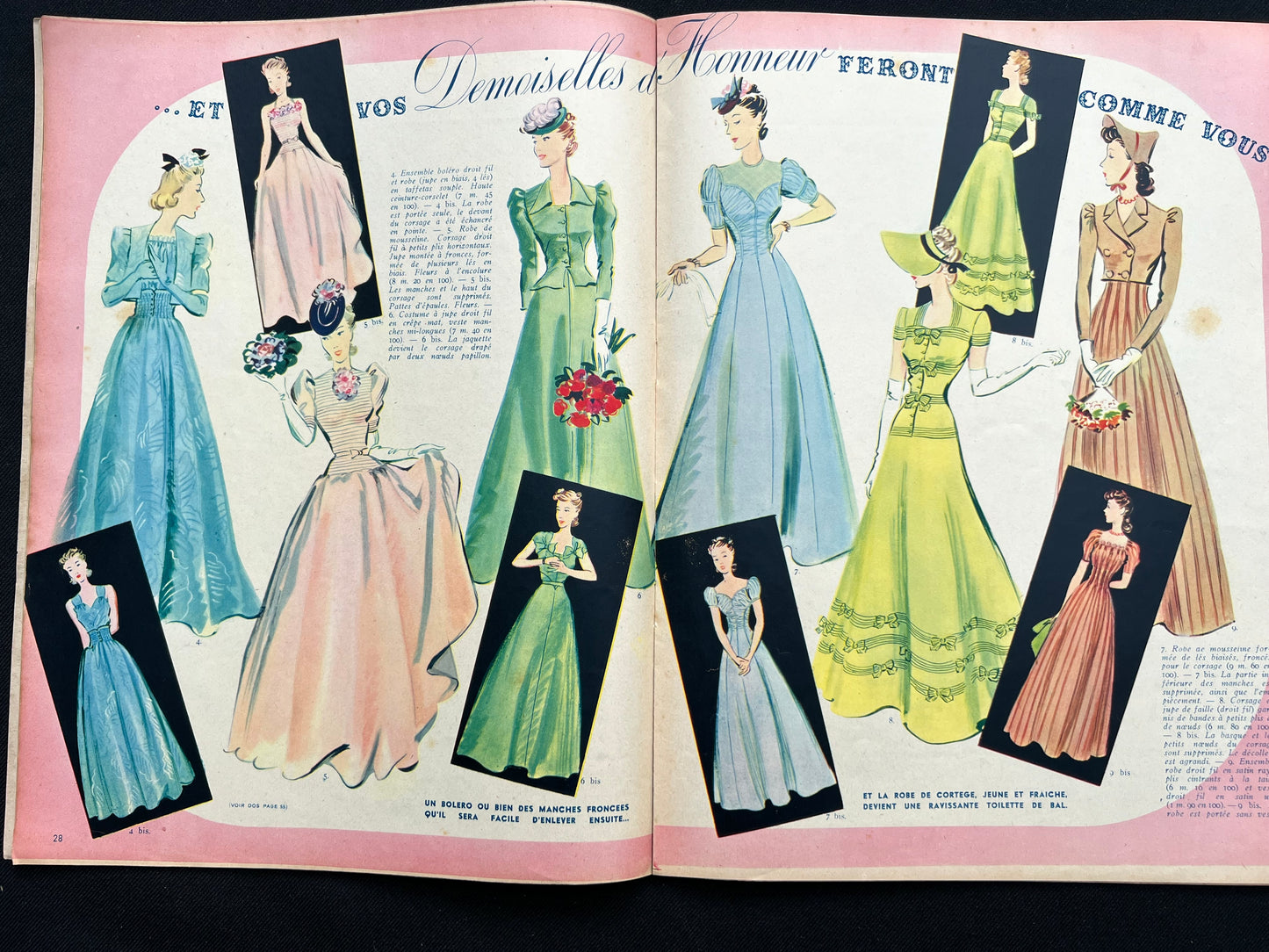 1930s Wedding Dresses in 20th January 1939 French MARIE CLAIRE