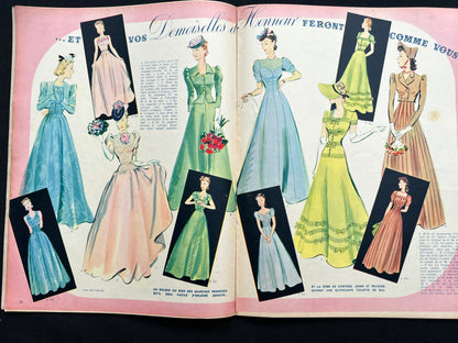 1930s Wedding Dresses in 20th January 1939 French MARIE CLAIRE