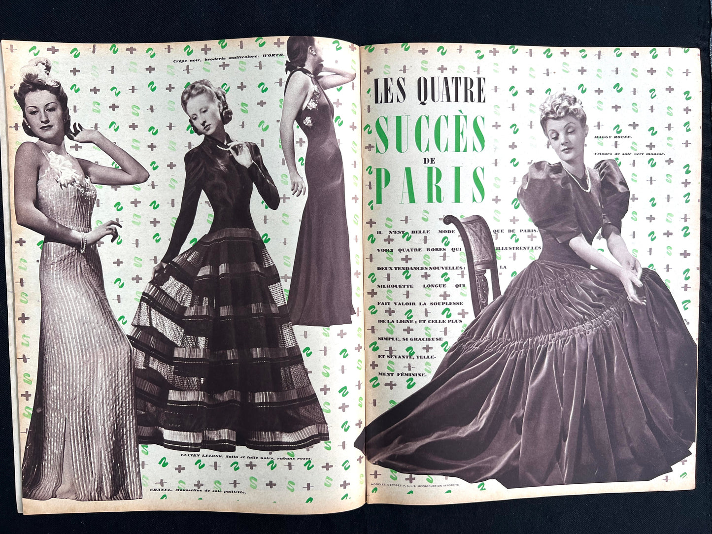 100th Edition of French MARIE CLAIRE featuring Colette 27th January 1939