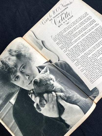 100th Edition of French MARIE CLAIRE featuring Colette 27th January 1939
