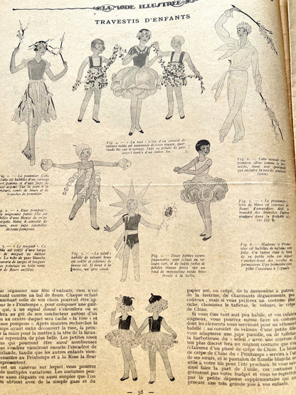 Party Clothes + Lingerie in 27th January 1929 French Fashion Paper La Mode Illustree