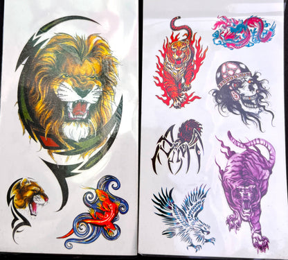 Book of 24 Tattoos of Fierce Creatures.