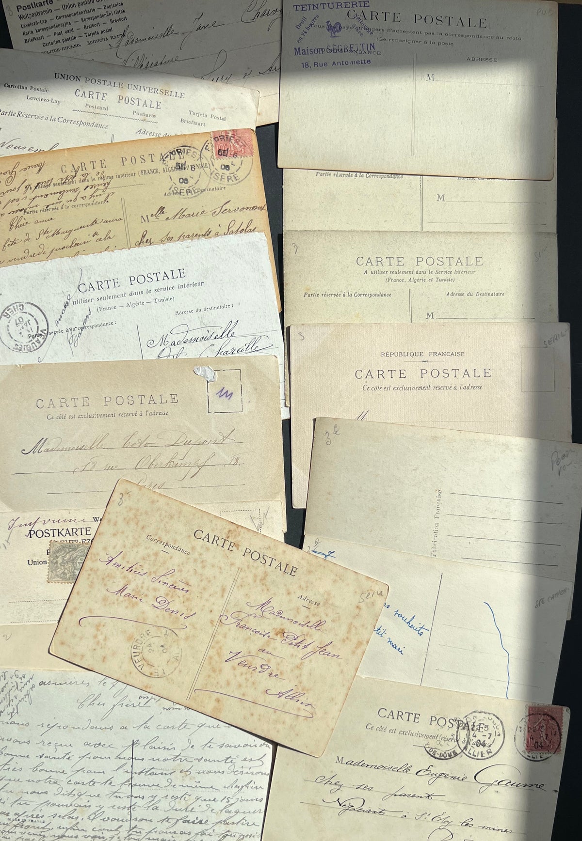 16 Varied 1900s French Postcards