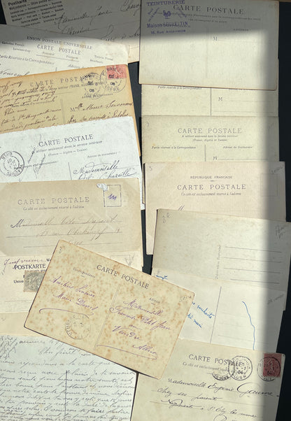 16 Varied 1900s French Postcards