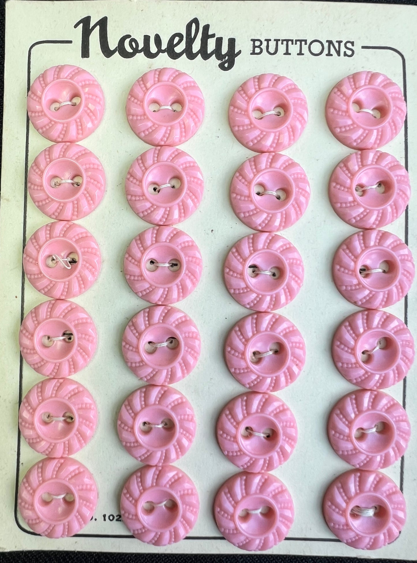 Sheets of Dynamic Pink Buttons 2cm, 1.8cm or 1.5cm