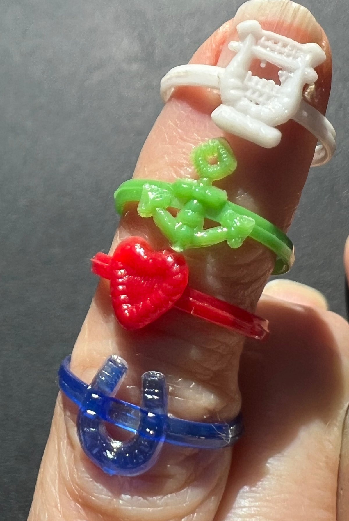 Assorted Tiny Vintage Childrens Rings