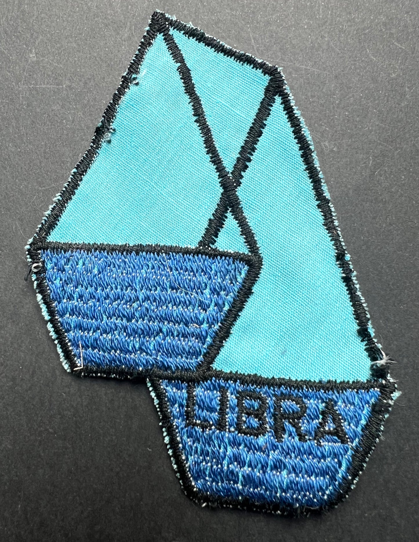 1970s Sew On Libra Patch