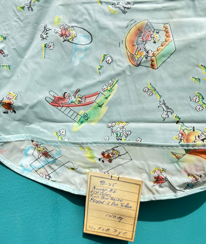 Agents Sample with Label of 1950s U.S.A Made Playground Bib.