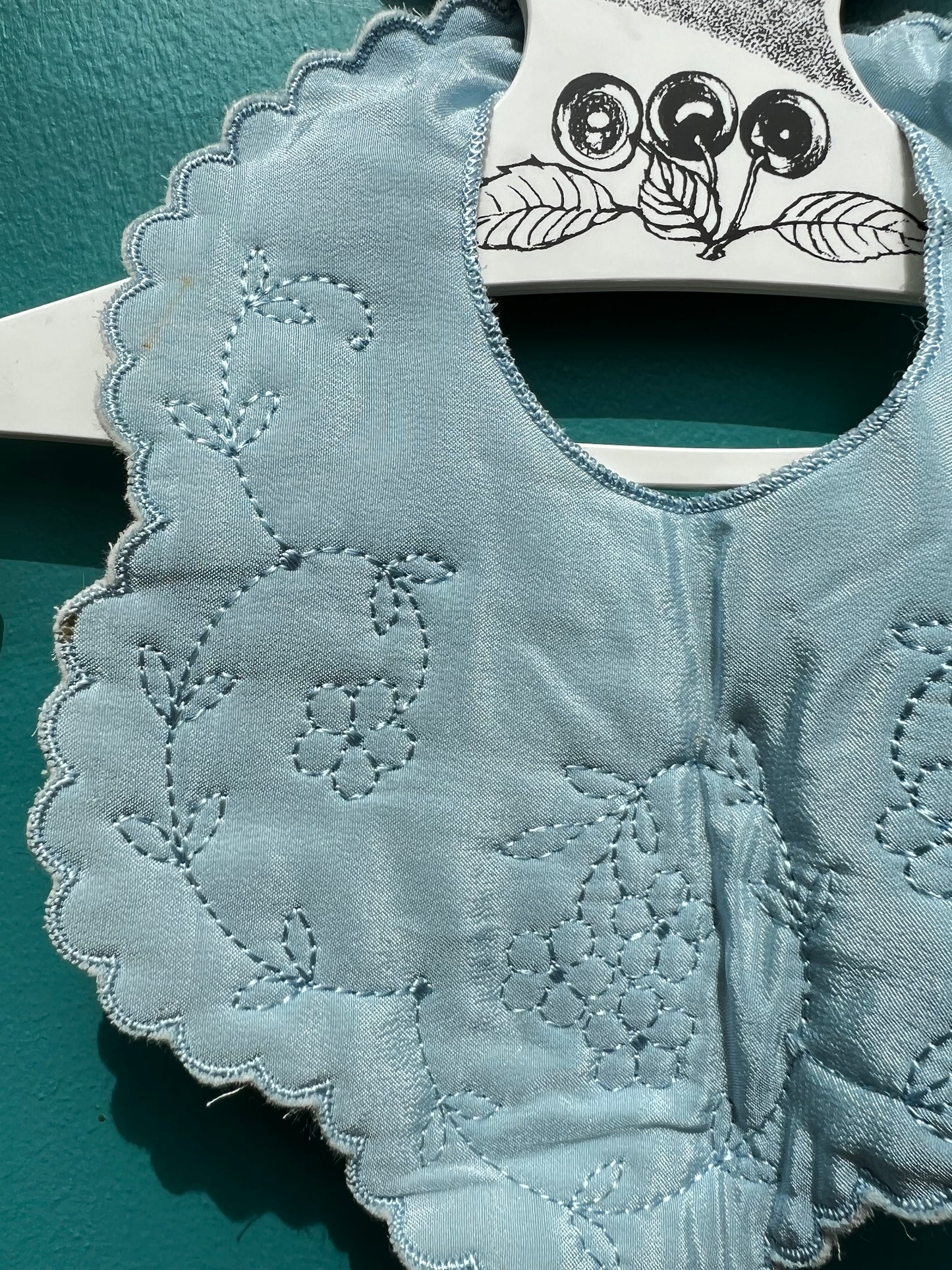 Somewhat Impractical 1940/50s Embroidered Bib