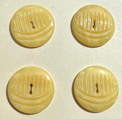 Reassuring 1940s Pastel  Buttons - 2.2cm wide