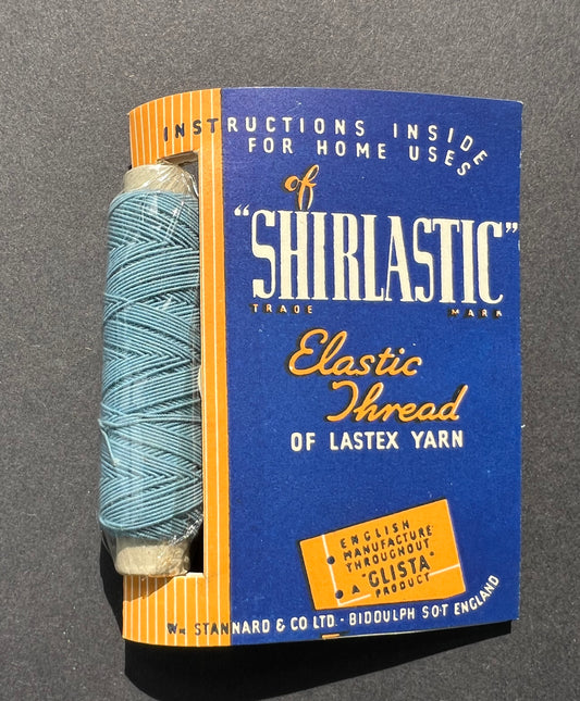 Vintage Shirlastic Elastic Thread