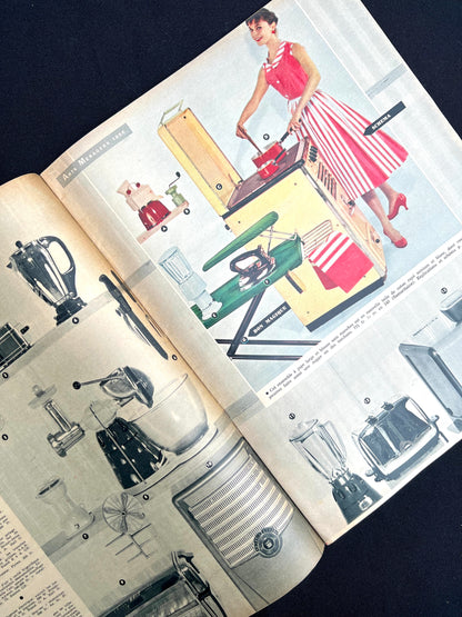 90 Fascinating Pages of Interiors + Domestic Life in February 1956 French ELLE