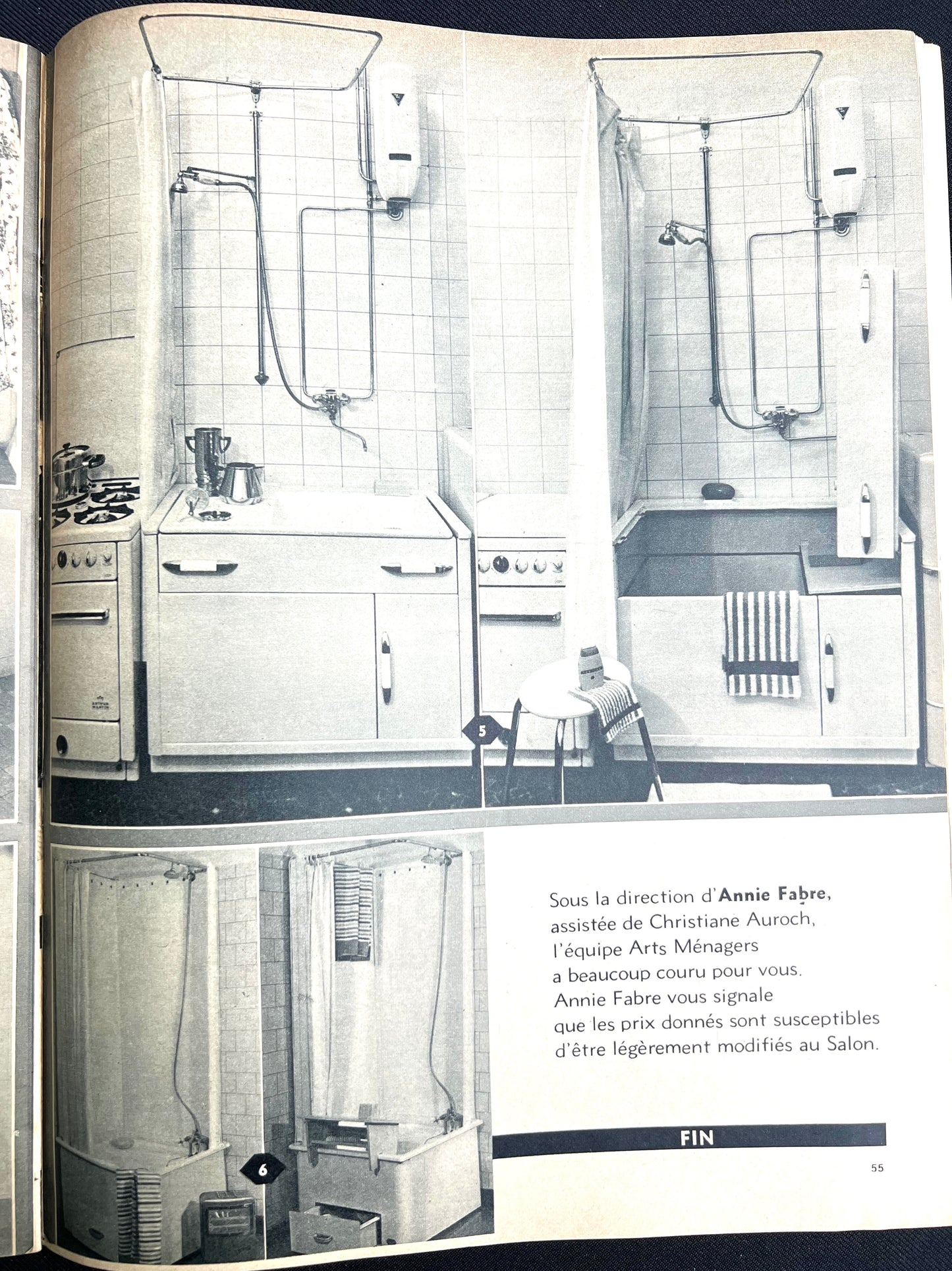 90 Fascinating Pages of Interiors + Domestic Life in February 1956 French ELLE