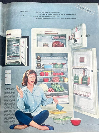 90 Fascinating Pages of Interiors + Domestic Life in February 1956 French ELLE