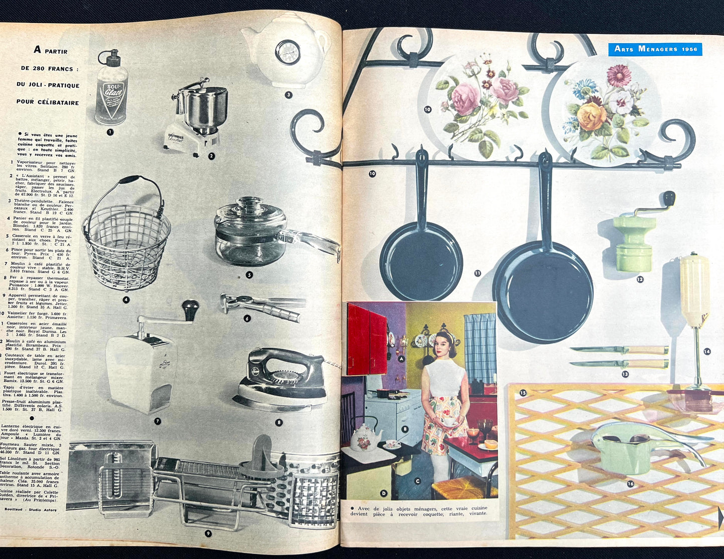 90 Fascinating Pages of Interiors + Domestic Life in February 1956 French ELLE
