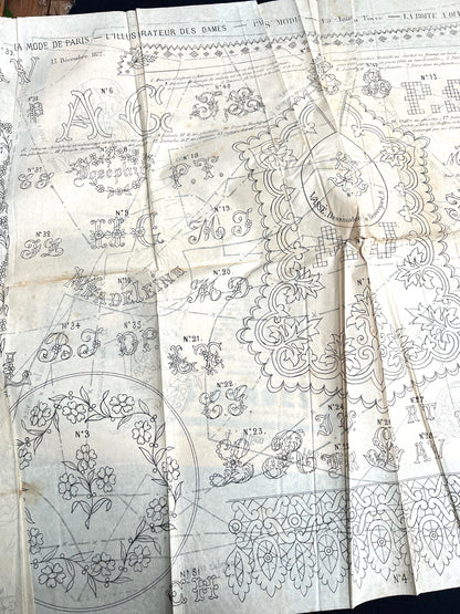 Charming 15th February 1930 French Handicrafts Paper Mon Ouvrage incl. Needlework Patterns, Interiors, Lingerie