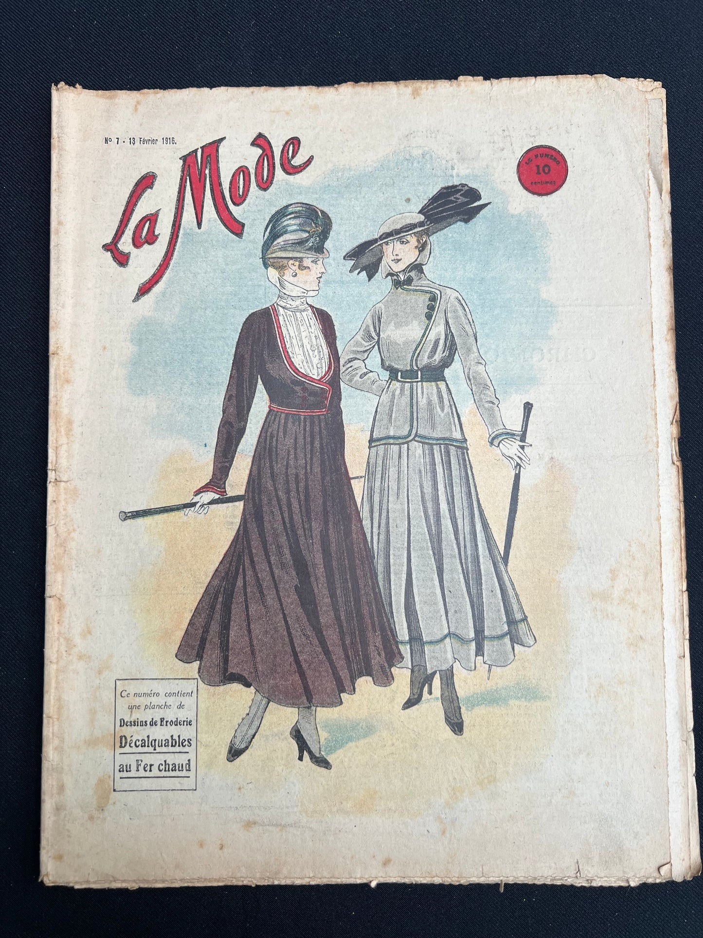 Issue No.7. 13th February 1916 French La Mode