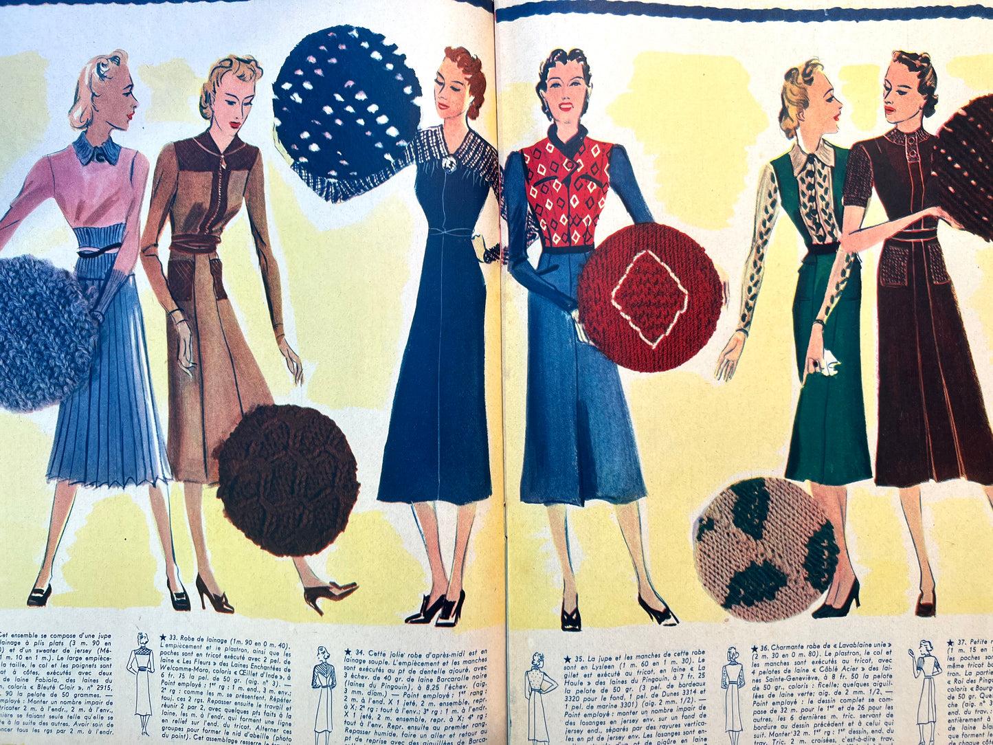 4th February 1938 French MARIE CLAIRE incl Radioactive Tho-Radia Advert.