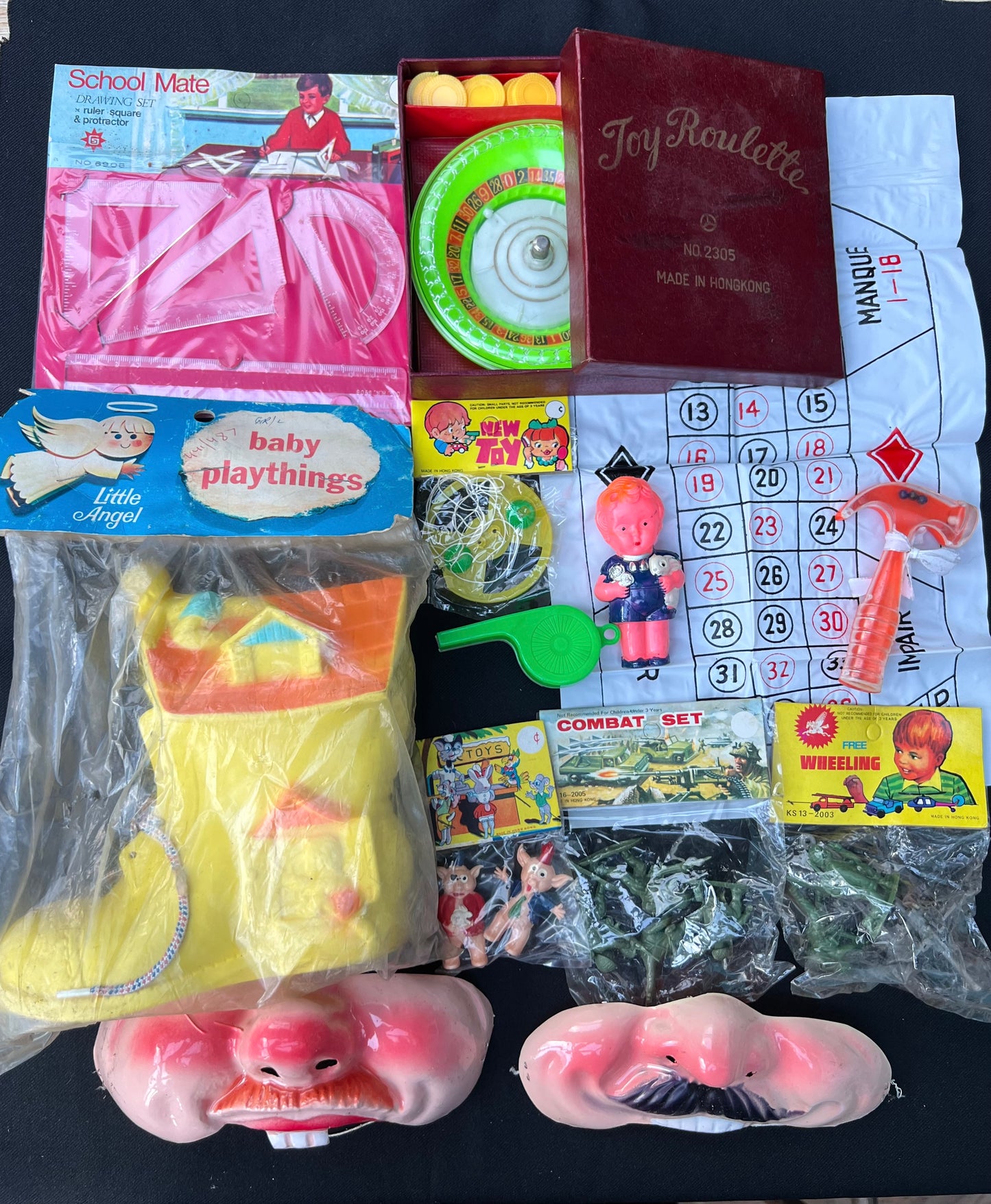 Job Lot of 12 Vintage Toys in Grubby Packaging (1)